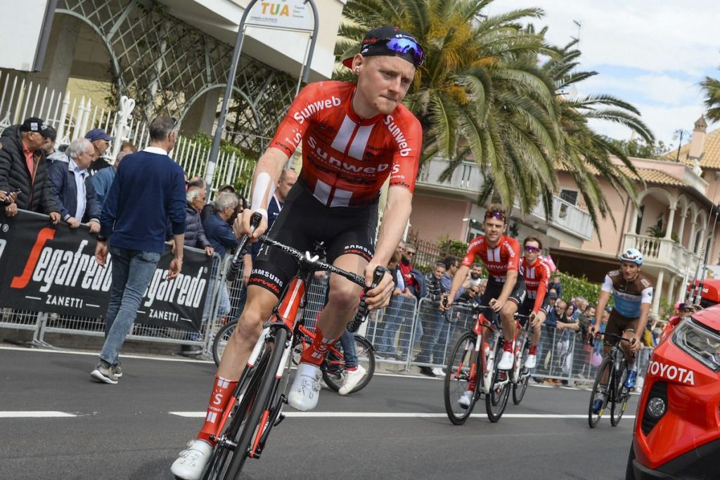 Sam Oomen, très heureux à la Jumbo-Visma.