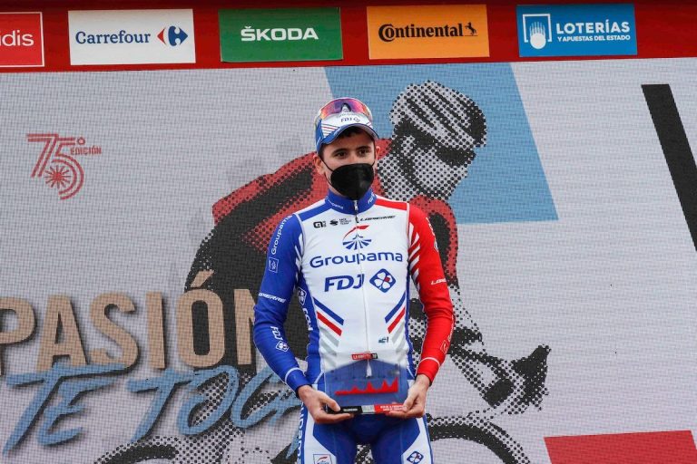 David Gaudu et le team Groupama FDJ roulent sur les vélos Lapierre.
