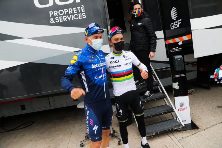 Julian Alaphilippe, l'un des cyclistes français favoris.