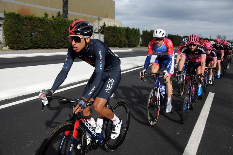 Bernal, l'un des coureurs qui prépare sa saison à Andorre.