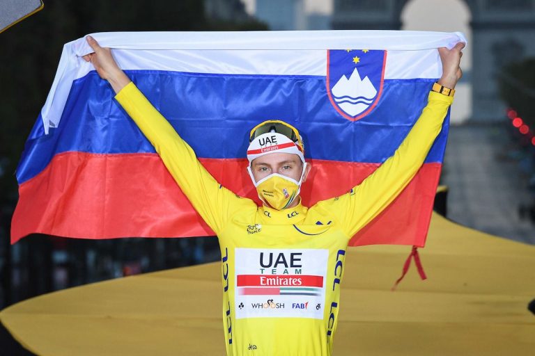 Andrej Hauptman bluffé par Pogacar.