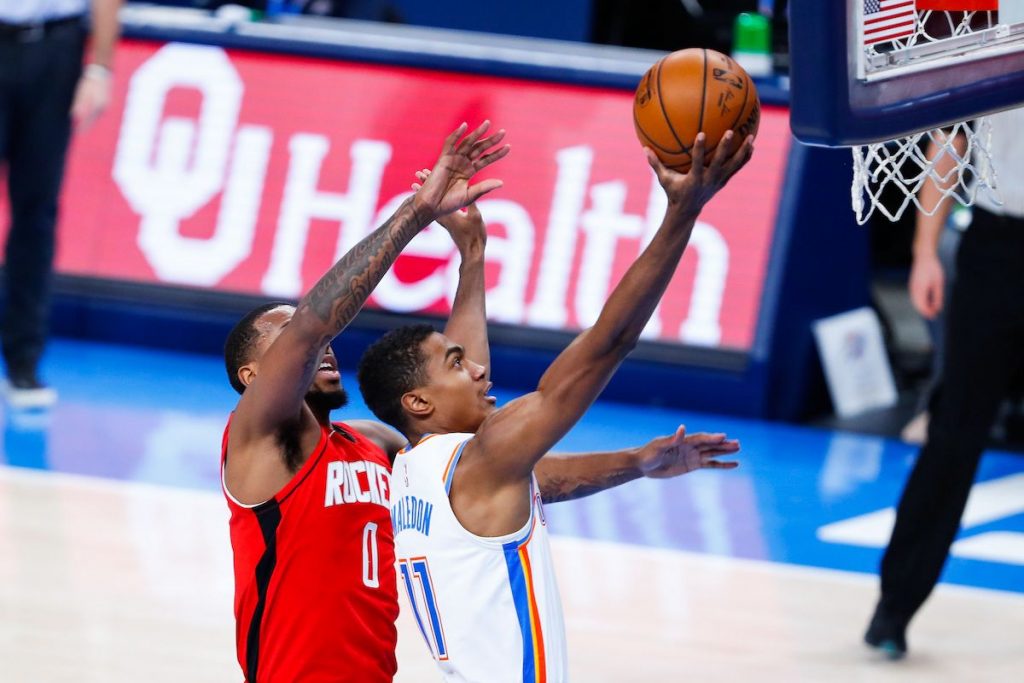 Théo Maledon découvre la NBA.