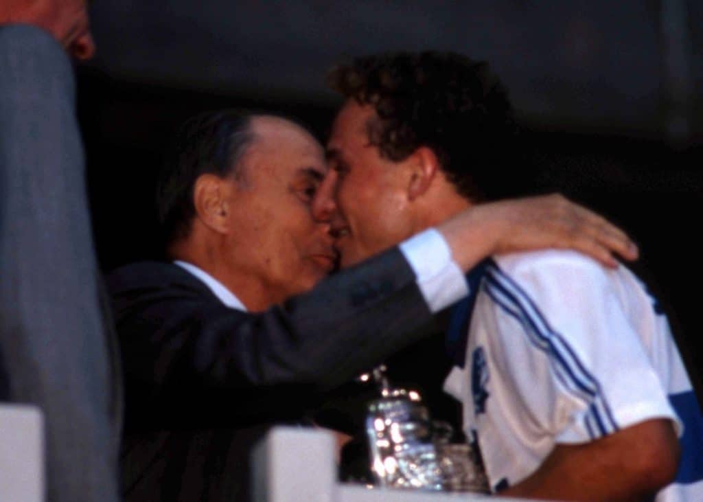 L’OM et la Coupe de France : quand Papin embrasse Mitterrand…