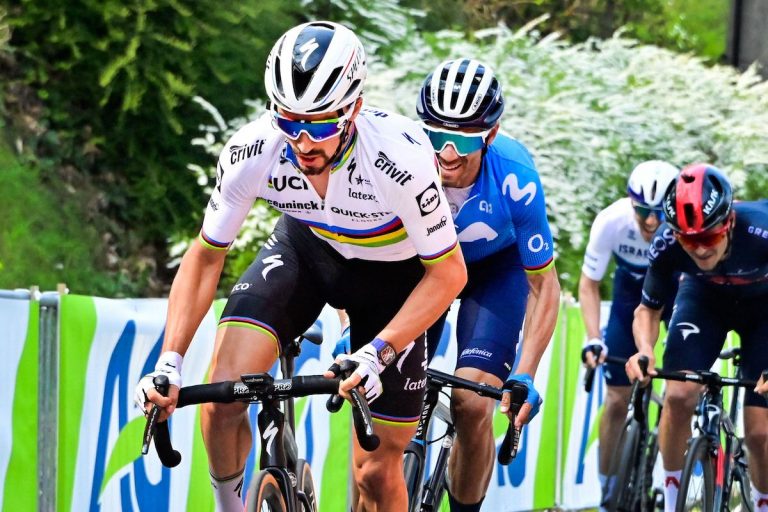 Julian Alaphillippe à Tignes en 2019 aurait dû l'emporter.