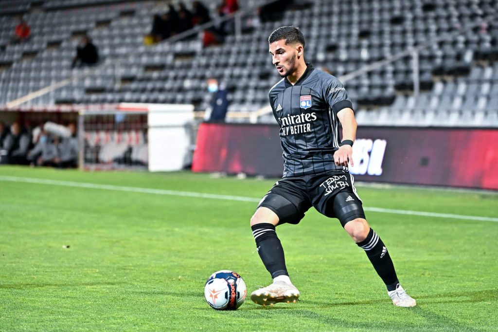 Transferts : Houssem Aouar (OL) attendu à Tottenham