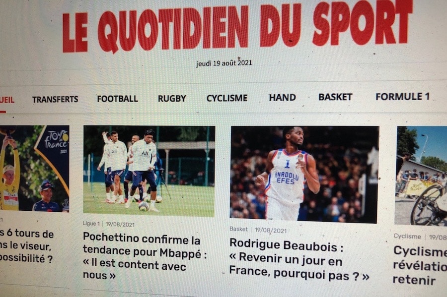 Le Quotidien Du Sport poursuit sa marche en avant