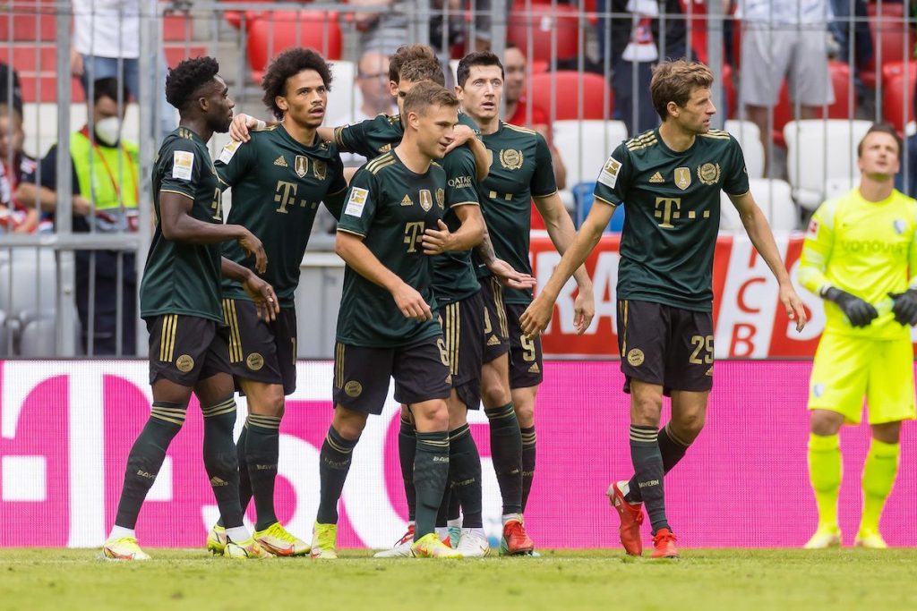 Le Bayern Munich a inscrit 38 buts en championnat.