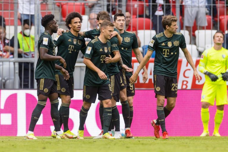 Le Bayern Munich a inscrit 38 buts en championnat.