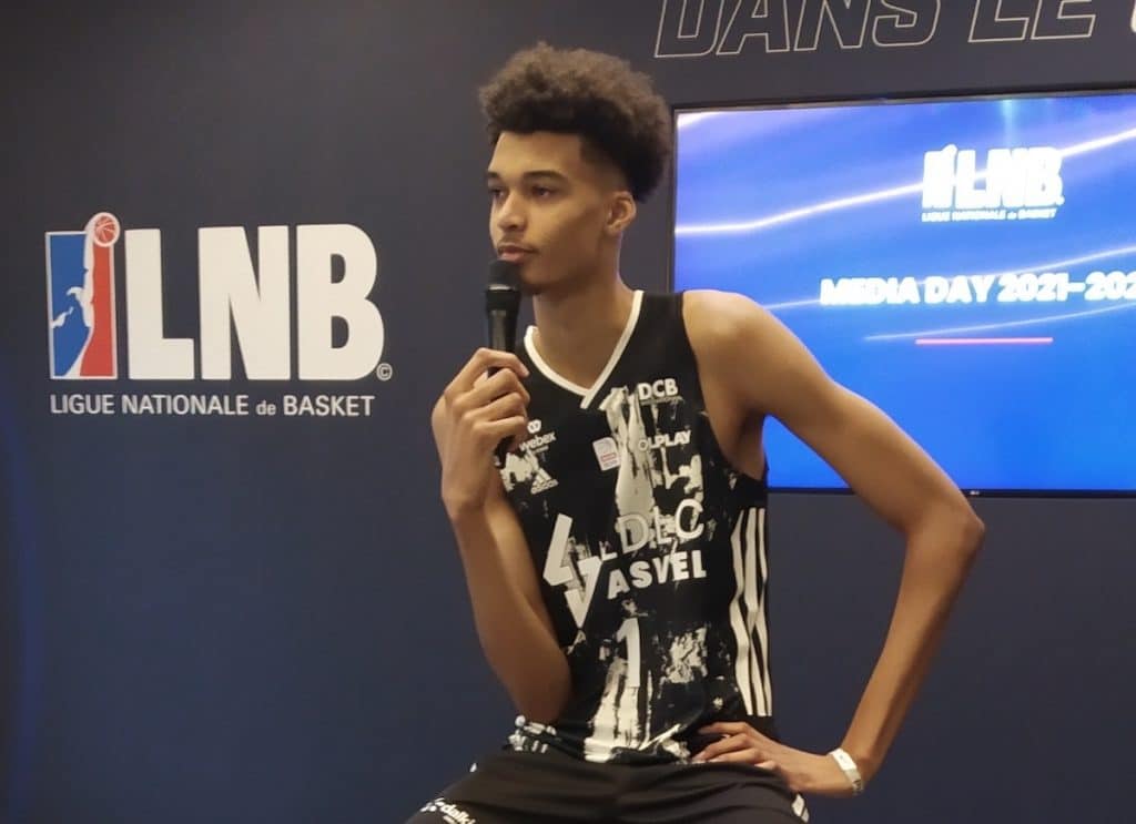 Victor Wembanyama (ASVEL) : « Je dois devenir un joueur dominant »