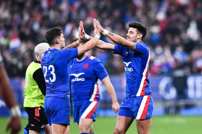 Romin Ntmack et Matthieu Jalibert, la doublette parfaite du XV de France.