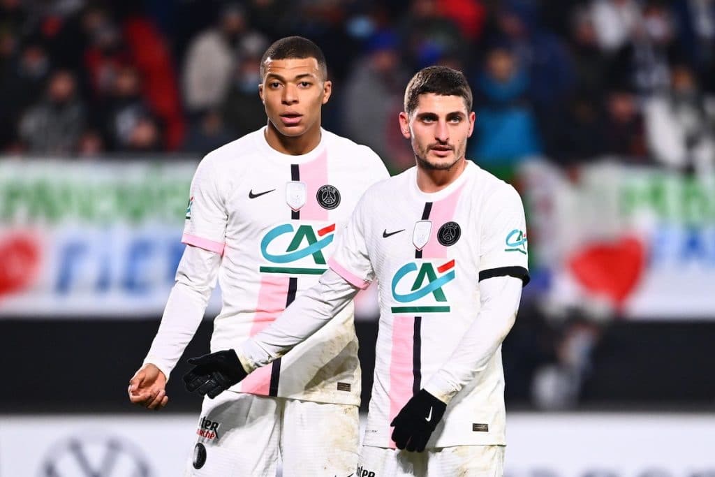 Le PSG à Vannes avec 11 absents, mais avec Marco Verratti et Kylian Mbappé
