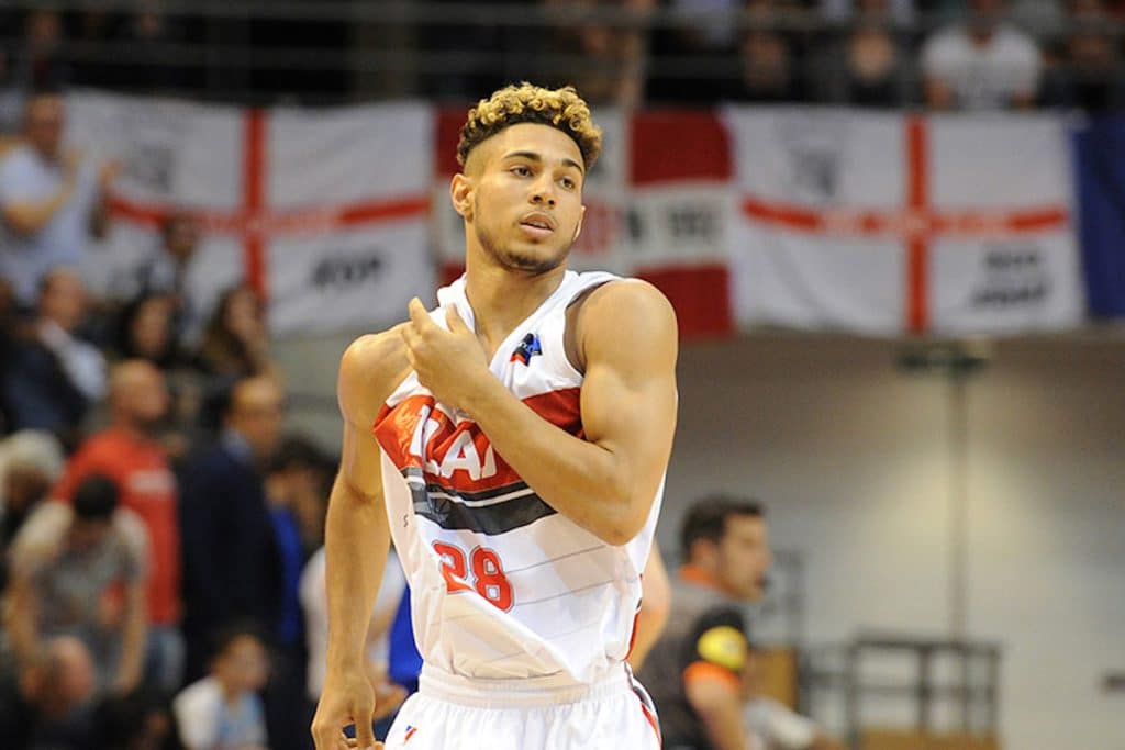 Victor Mopsus grand espoir du basket français.