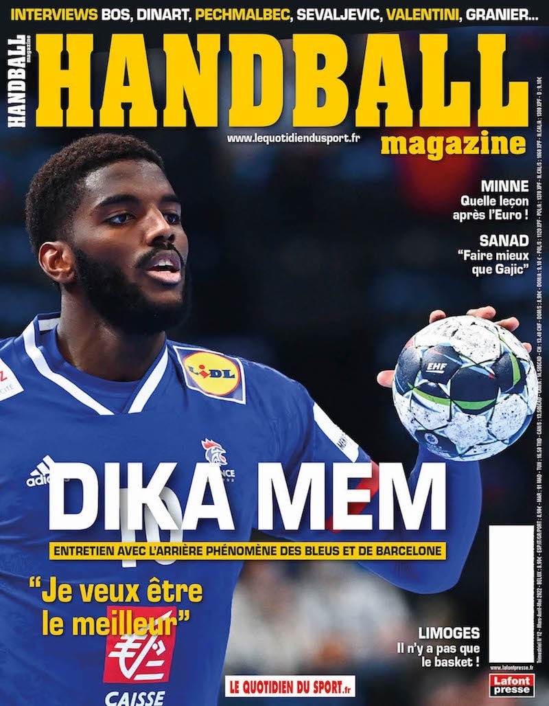 Ne manquezpas le nouveau Handball magazine, avec une interview