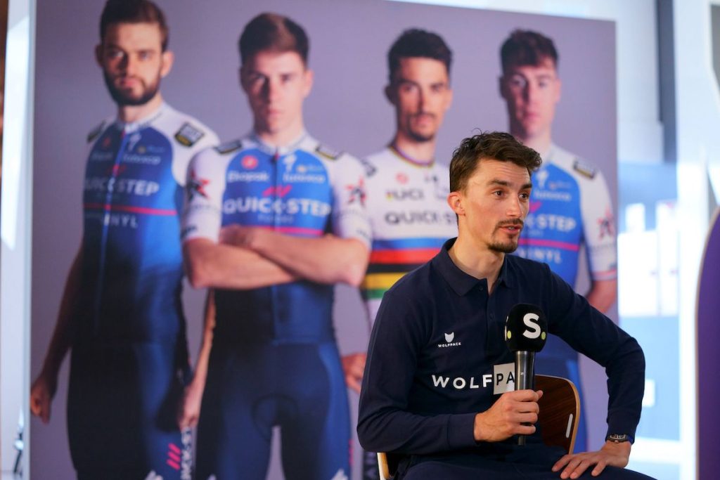 Julian Alaphilippe tête de gondole du cyclisme français.