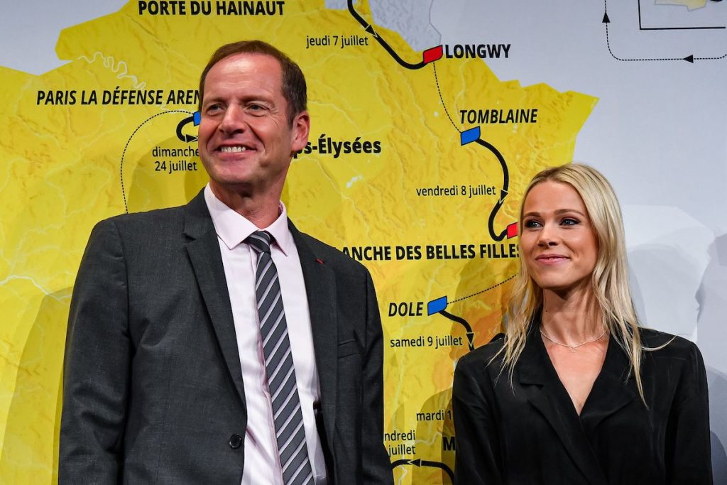 Marion Rousse sera pionnière dans la naissance d'unn Tour féminin.