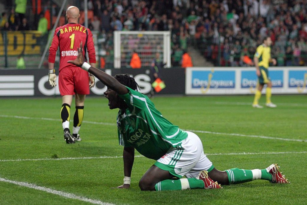 La panthère figuraait sur le logo de l'ASSE.
