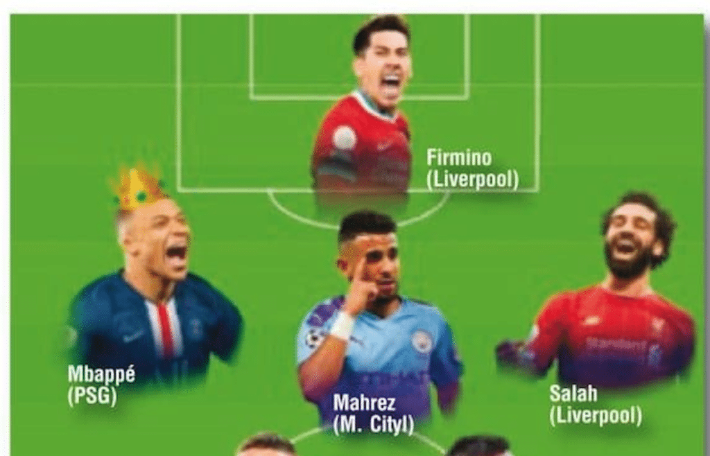 Ligue des Champions : quatre Parisiens dans l’équipe de la semaine, dont le roi Mbappé