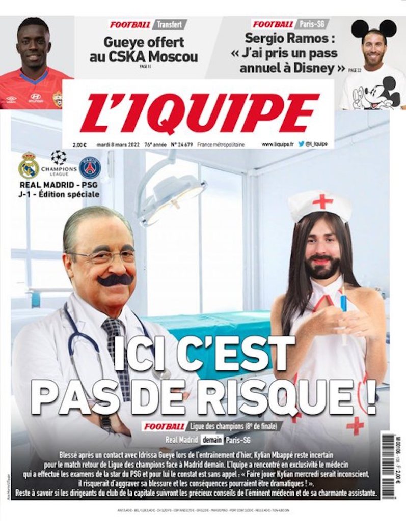 Ligue des Champions : L’IQUIPE et les drôles de médecins du PSG…