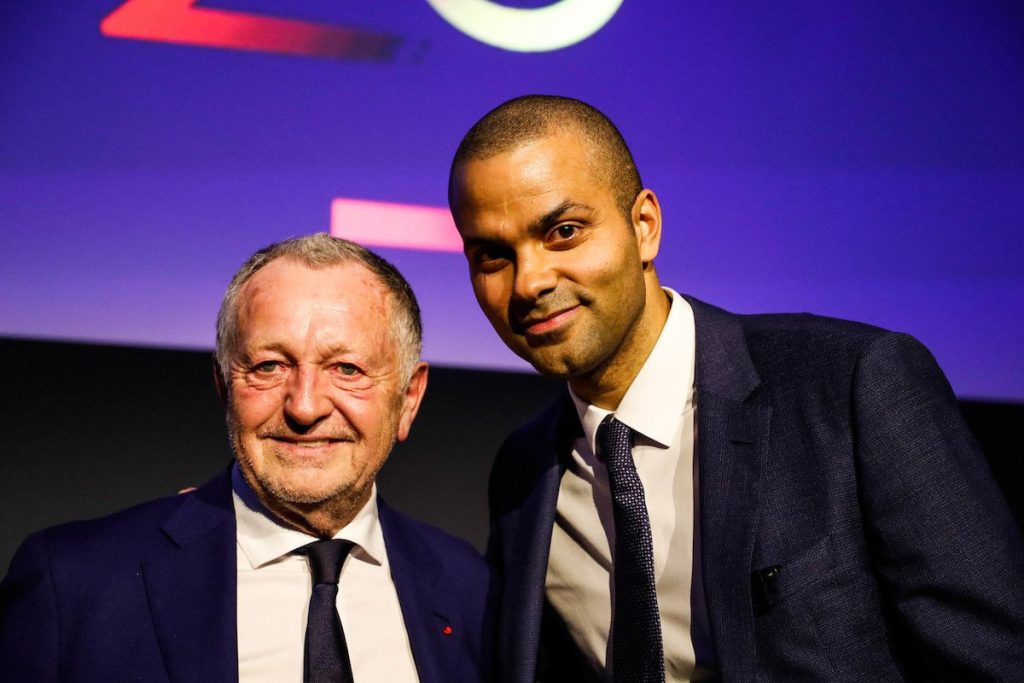 Aulas et Tony Parker un passage de témoin.