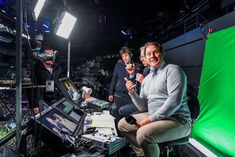 Cédric Heymans consultant pour Canal + et ancien joueur du Stade Toulousain.
