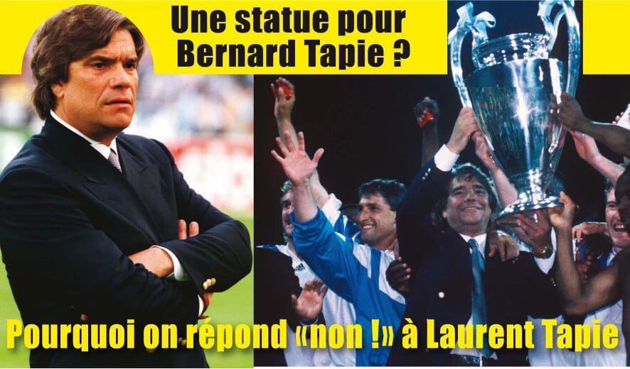 OM : La statue de Bernard Tapie fait polémique