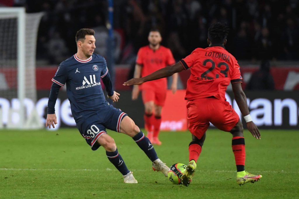 Lionel Messi avec la gamme Jordan.