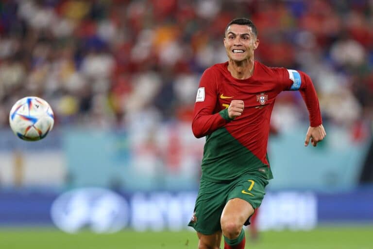 Cristiano Ronaldo dans la légende d la Coupe du Monde