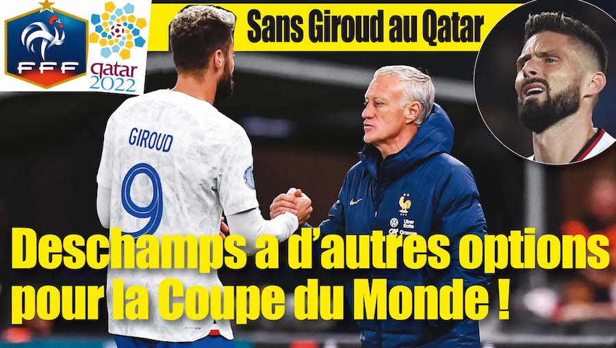 Olivier Giroud : malgré ses buts contre Salzbourg, Deschamps ne devrait pas le prendre pour le Qatar