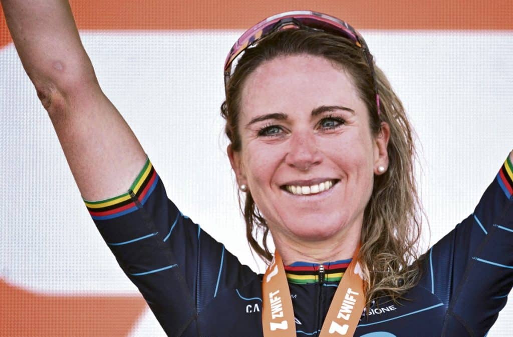 Annemiek Van Vieuten est la fierté de la Movistar.