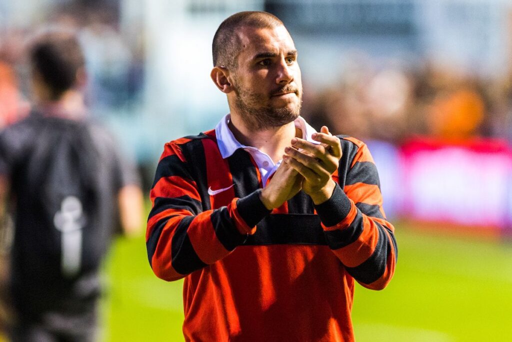 Gabin Villière a marqué 3 essais pour le Grand Chelem 2022.