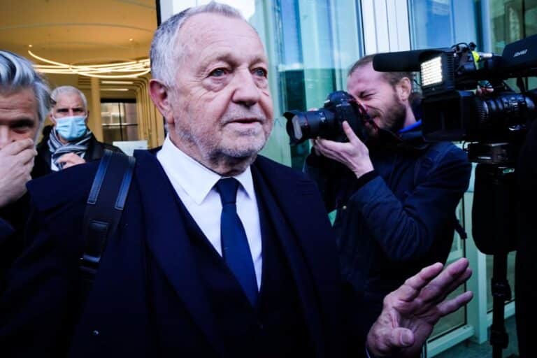 Jean-Michel Aulas, le membre du COMEX de la FFF a pris la parole pour justifier de la mise à l'écart de Le Graet.