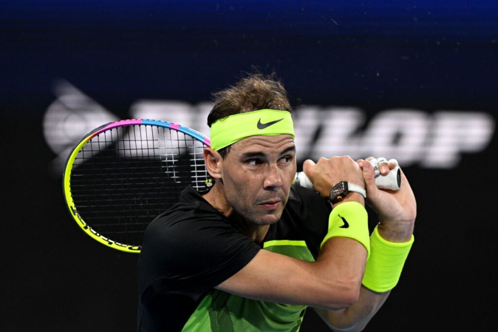 Nadal commence mal 2023.