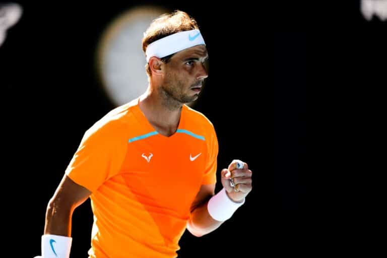 Rafael Ndal remporte son premier tour à l'Open d'Australie.