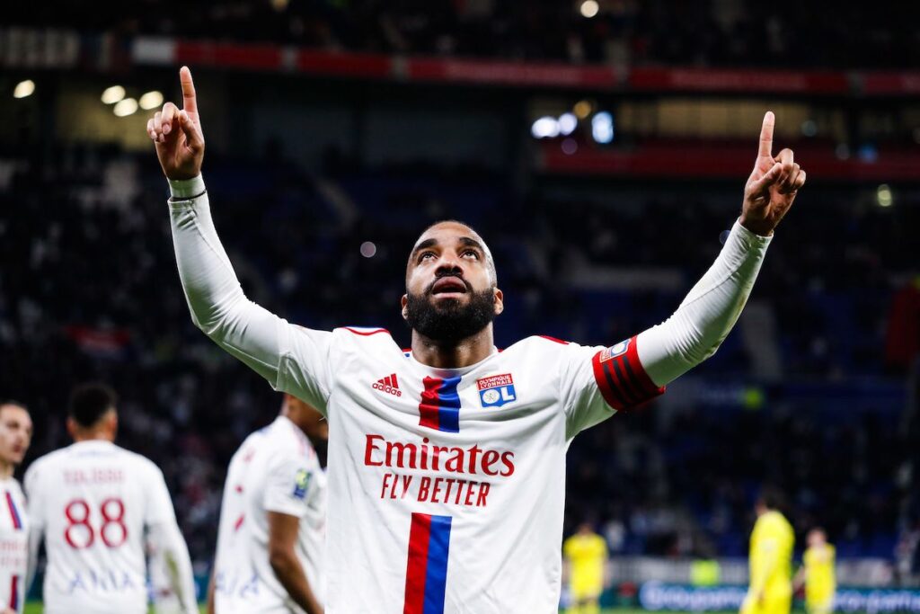Alexandre Lacazette est devenu le deuxième meilleur buteur de l'OL.