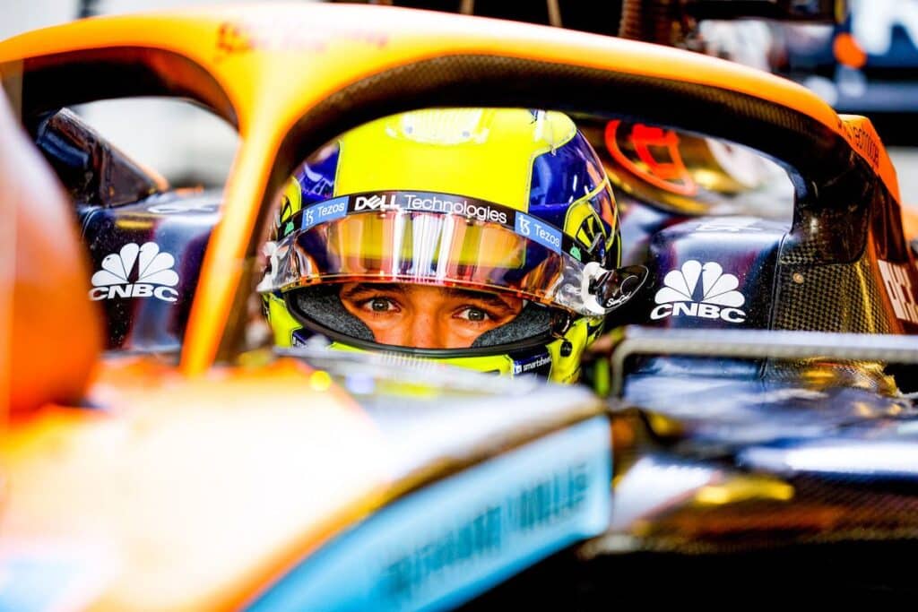 En F1, Lando Norris est désormais le porte drapeau de Mercedes.