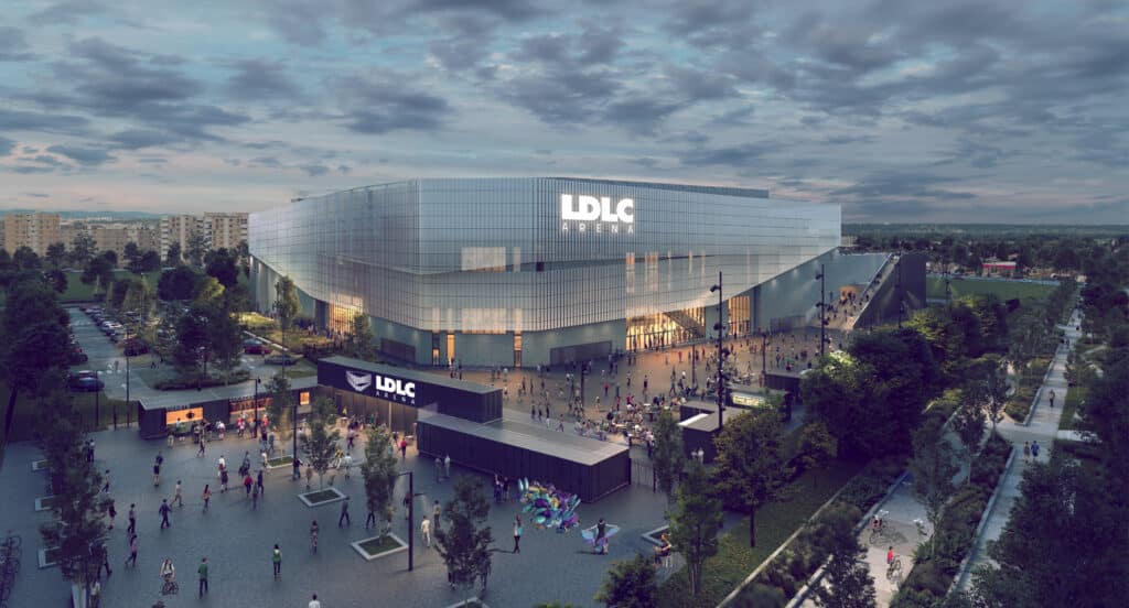 La Nouvelle LDLC Arena de l'OL.