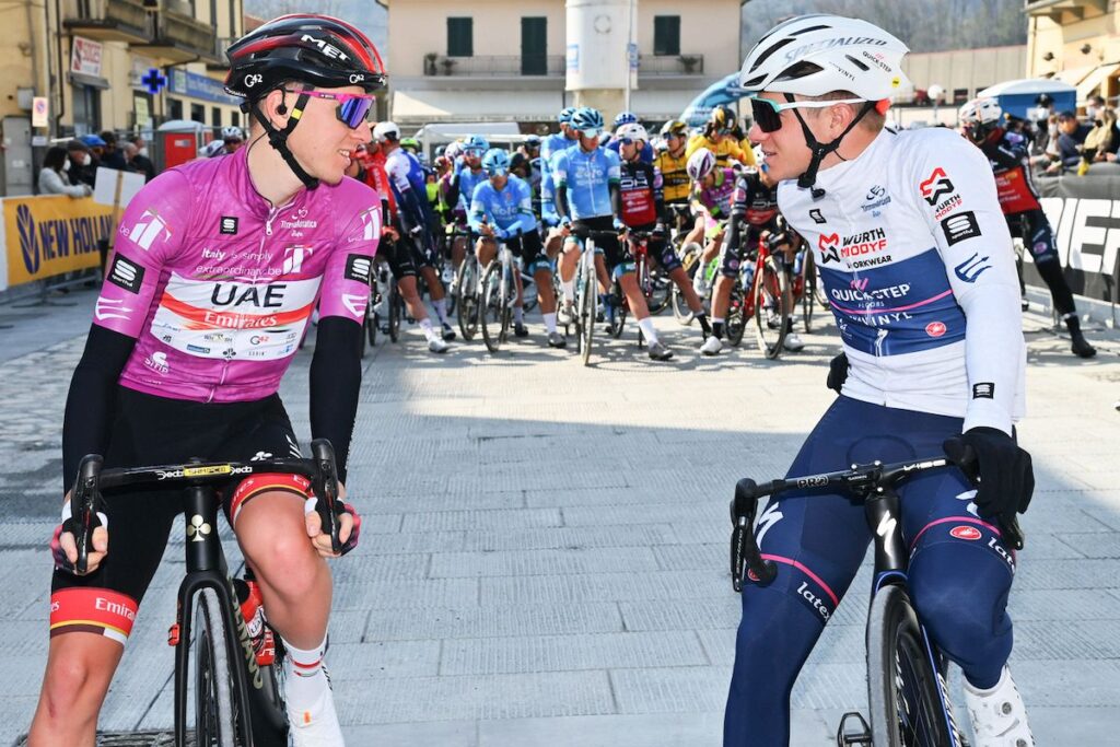 Pogacar, Evenepoel, un duo en devenir dans le cyclisme.