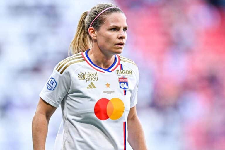 A 34 ans, l’attaquante de l’OL Eugénie Le Sommer est de retour en équipe de France.