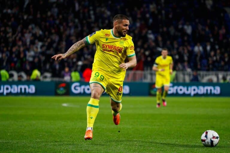 Andy Delort quitte le FC Nantes pour le Qatar.