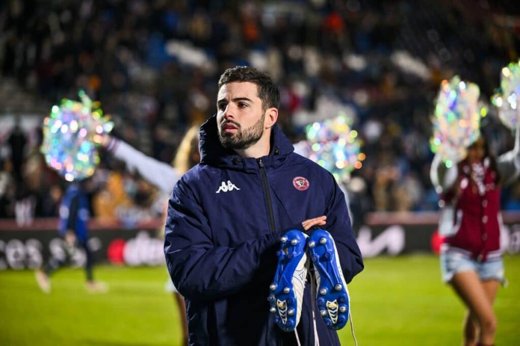 Jules Gimbert prêt à relever le défi du stade Français.