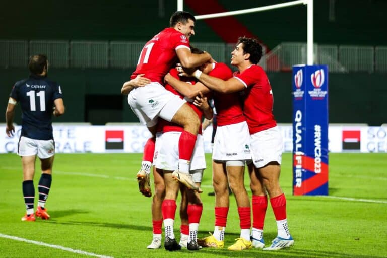 Le Portugal participe à sa deuxième coupe du monde de rugby.