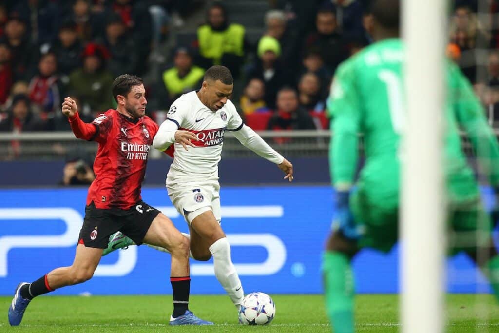 Les notes de Milan AC – PSG (2-1) : Donnarumma (7) lâché par Mbappé (5) et Kolo-Muani (4)