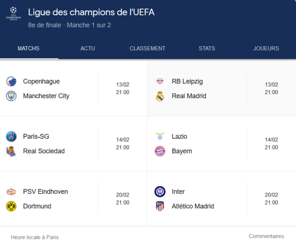 Le tirage au sort de la Ligue des Champions a dévoilé l'adversaire du PSG face à la Real Sociedad.