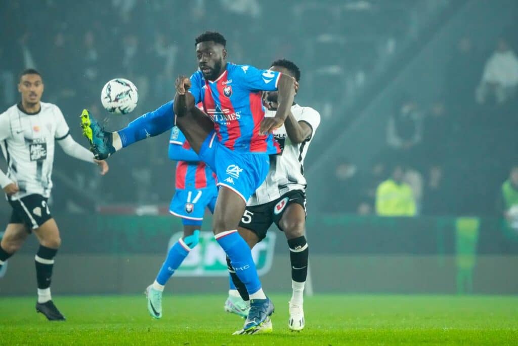 Alexandre Mendy de Caen fait partie des espoirs de la Ligue 2.
