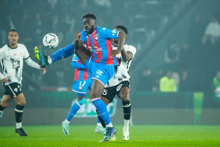 Alexandre Mendy de Caen fait partie des espoirs de la Ligue 2.