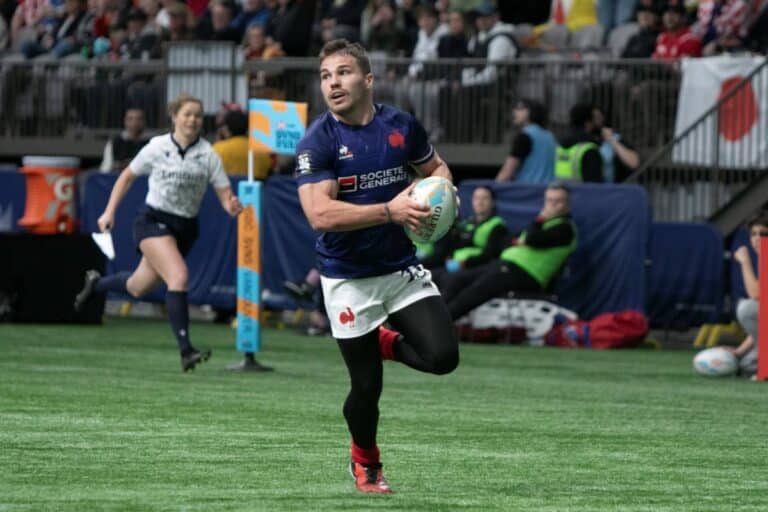 Antoine Dupont a choisi le rugby à 7 pour préparer les Jeux Olympiques.
