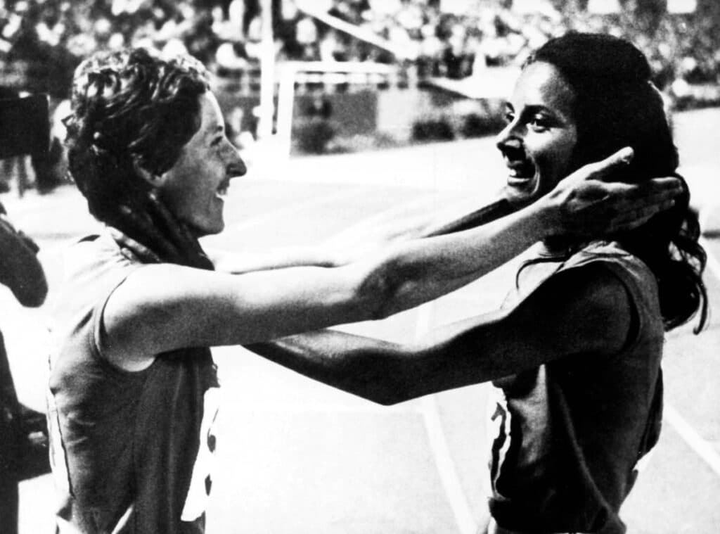 Colette Besson championne olympique française d'athlétisme.