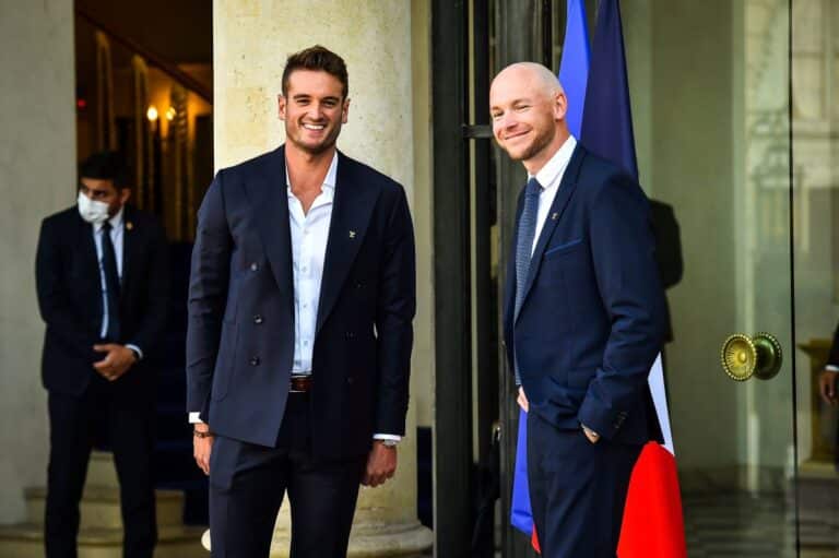 Matthieu Androdias et Hugo Boucheron, le duo de l'Aviron champion Olympique.