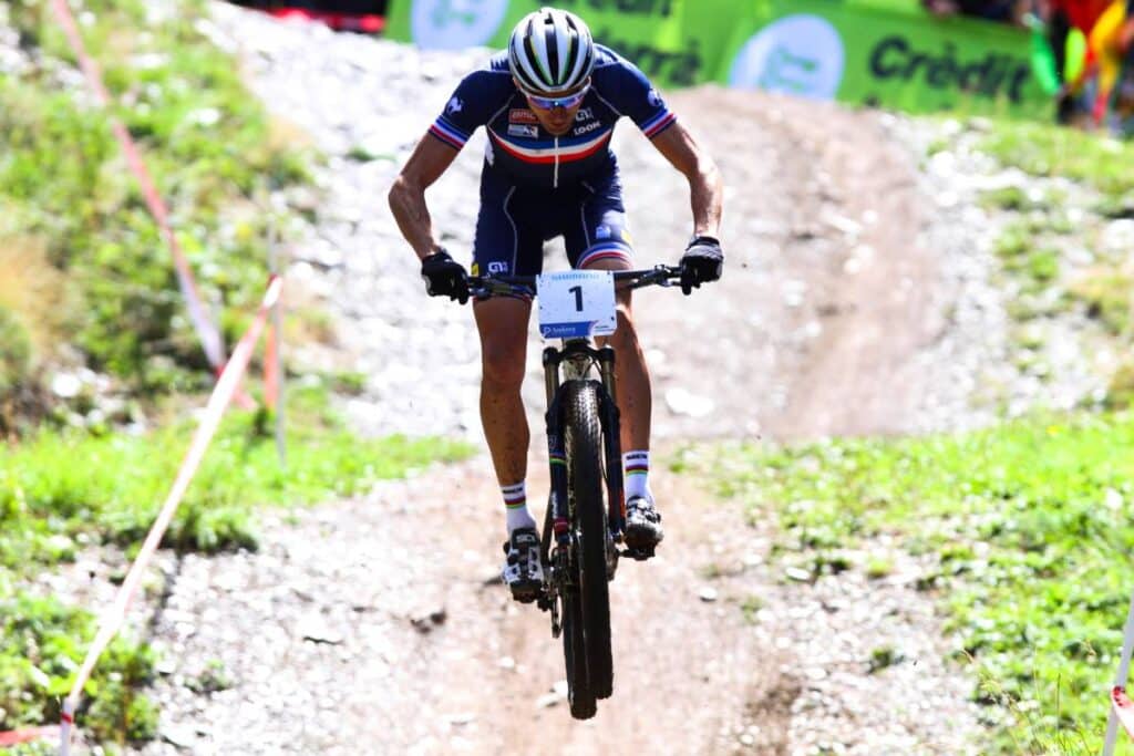 Julien Absalon champion Olympique de VTT, exceptionnel.