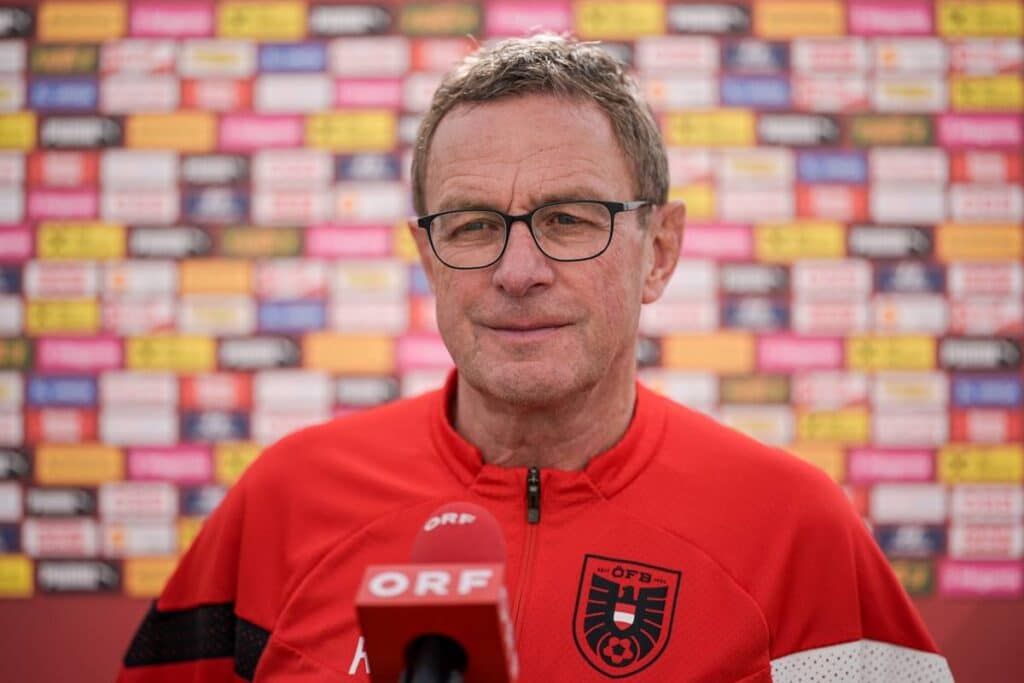 Ralf Rangnick, le sélectionneur de l'Autriche se verrait bien en huitièmes de finale de l'Euro 2024.